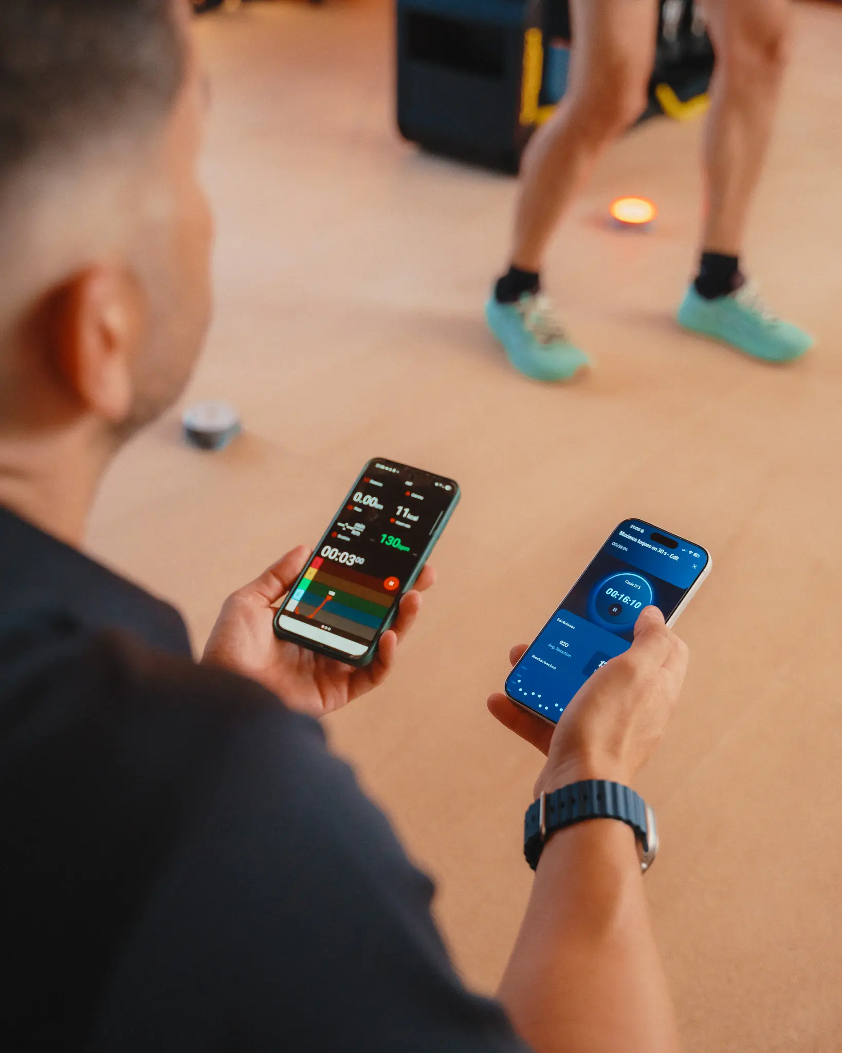 Seguimiento y medición del entrenamiento desde aplicaciones móviles